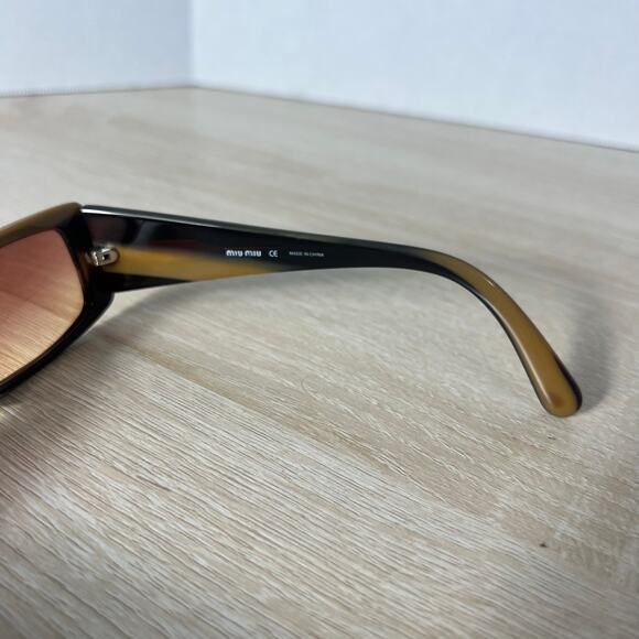 Miu Miu SMU03D 1BM-1Z1 Sunglasses FRAMES ONLY Brown Tan main image 2